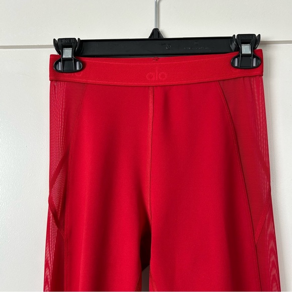 Alo Yoga Airlift High-Waist Ballet Dream Legging Red - Picture 4 of 12